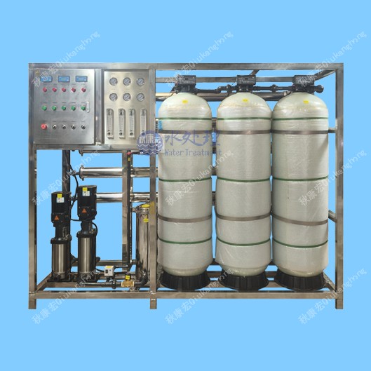 1 T per hour two-stage reverse osmosis pure water equipment 01